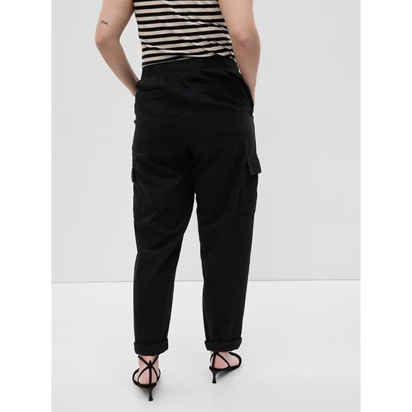 New NWT Gap Twill Cargo Pants XXL Black A425 - Picture 3 of 7